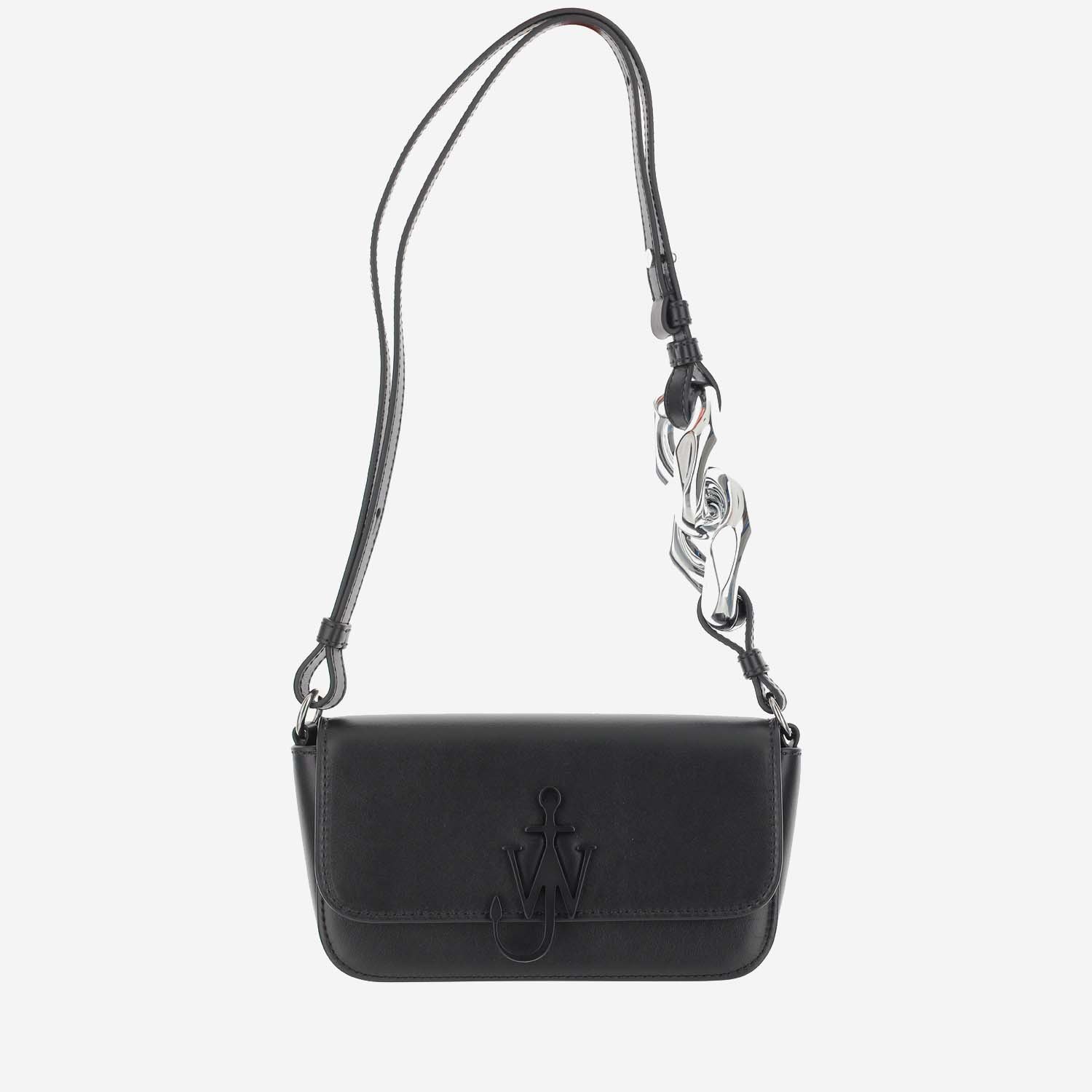 JW Anderson Logo Plaque Chain Detailed Shoulder Bag