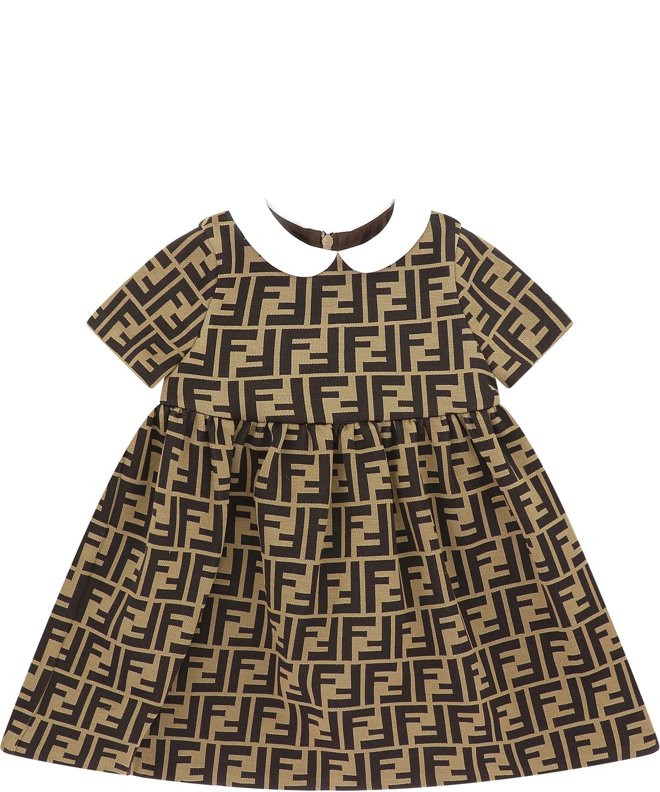 Fendi Kids FF Motif Dress 2 Fendi Kids FF Motif Dress