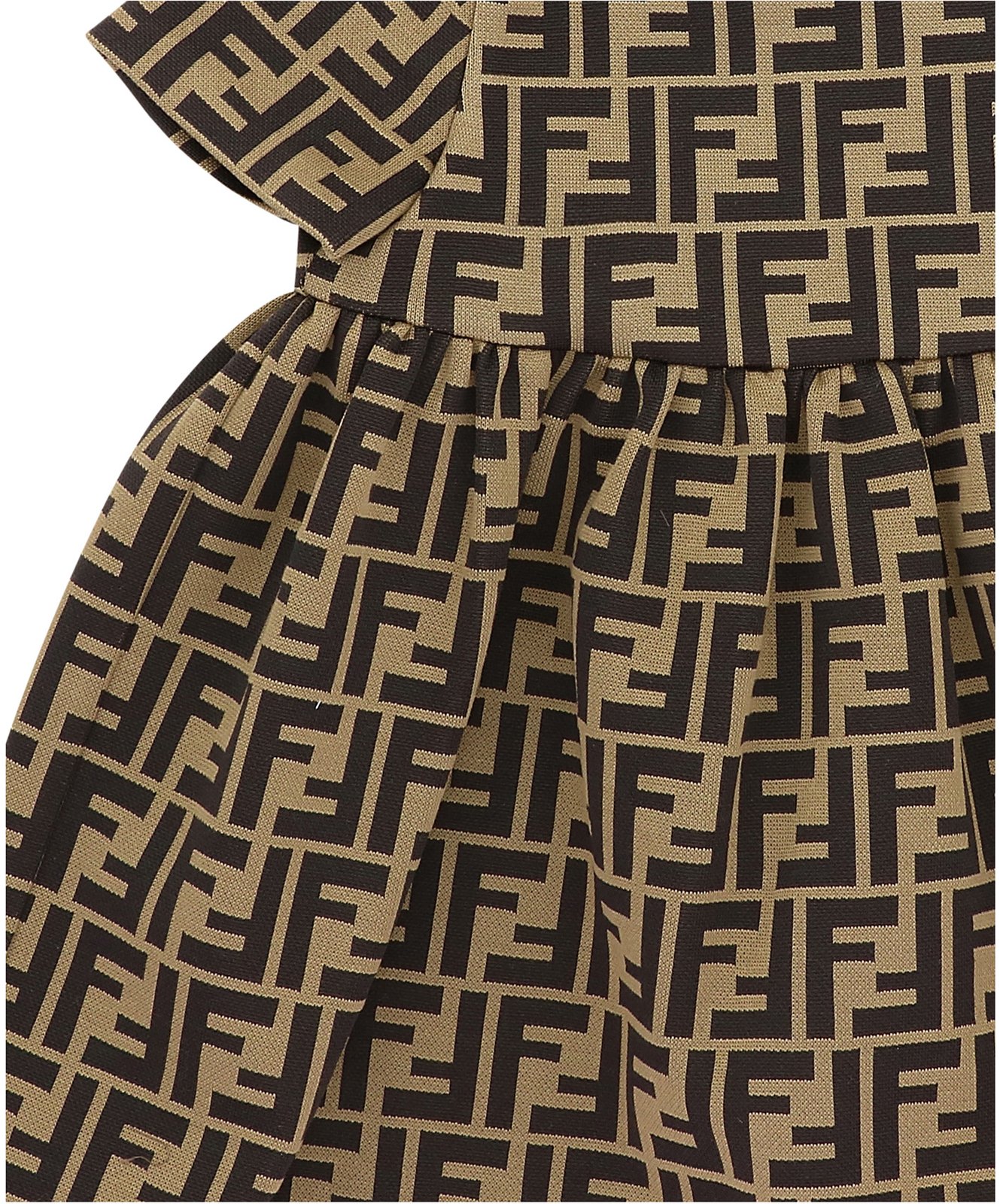 Fendi Kids FF Motif Dress 4 Fendi Kids FF Motif Dress