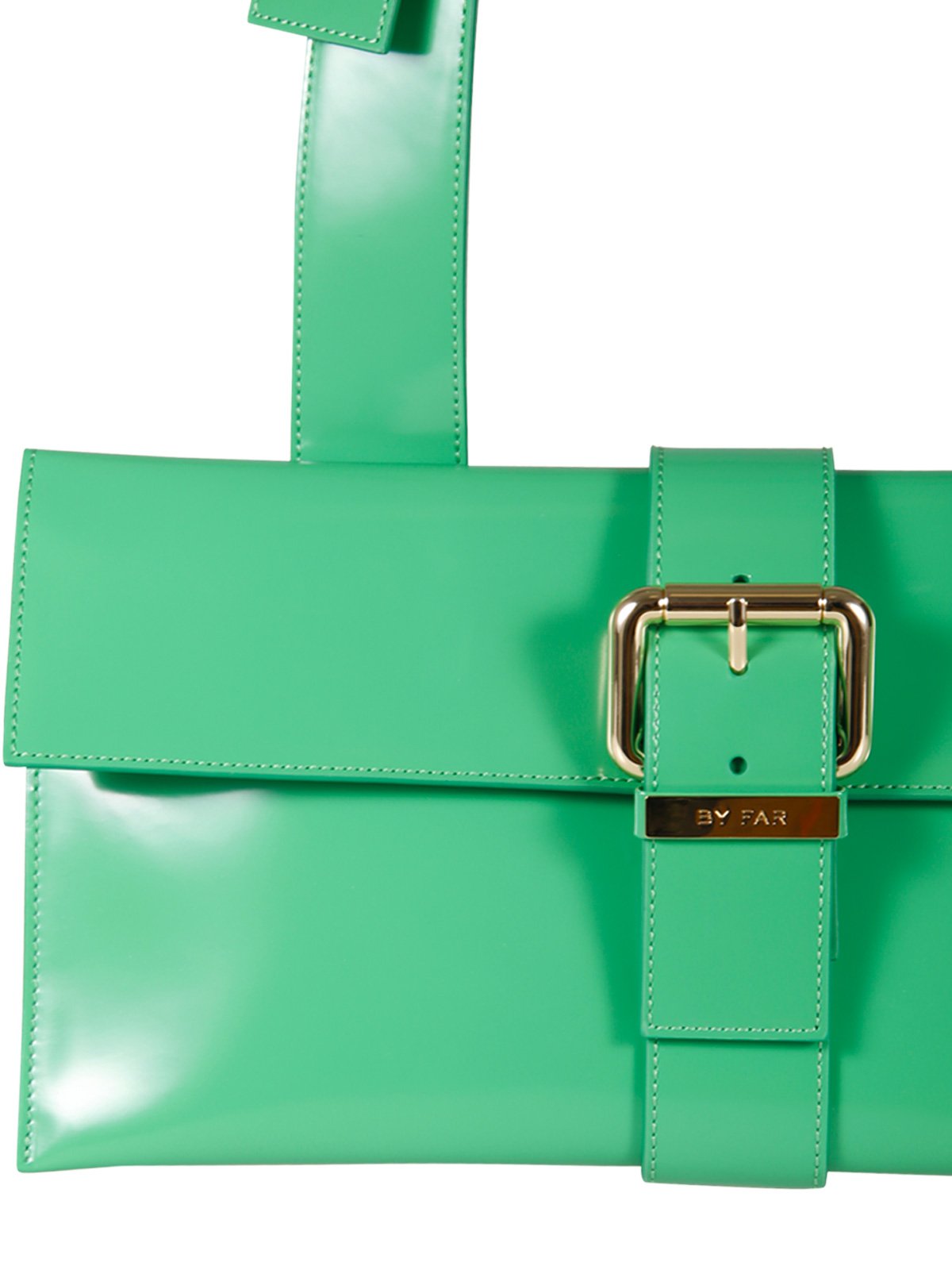 By Far Carol Buckle Detailed Shoulder Bag