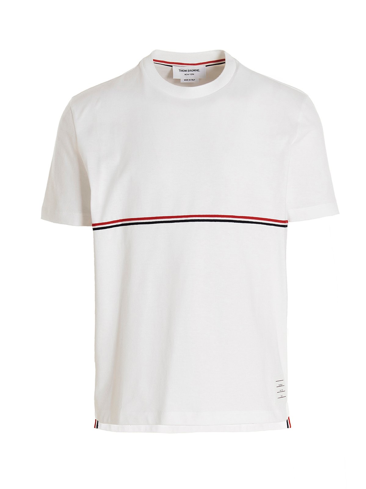 Thom Browne RWB Striped Crewneck T-Shirt