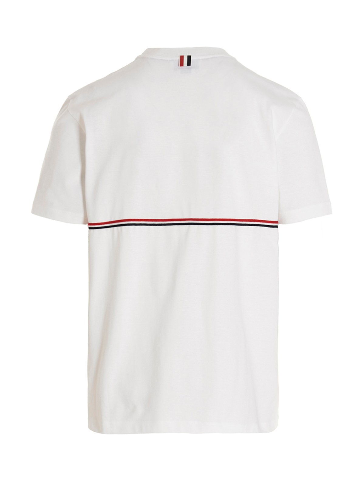 Thom Browne RWB Striped Crewneck T-Shirt