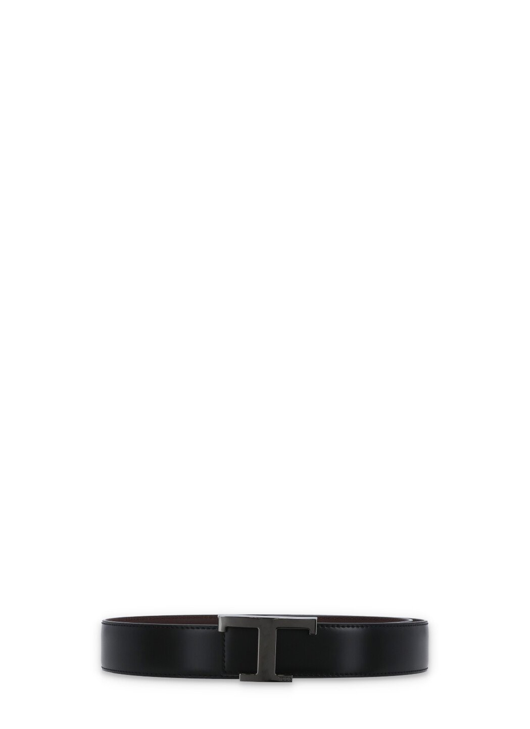 Tod's Reversible Logo Plaque Buckle Belt