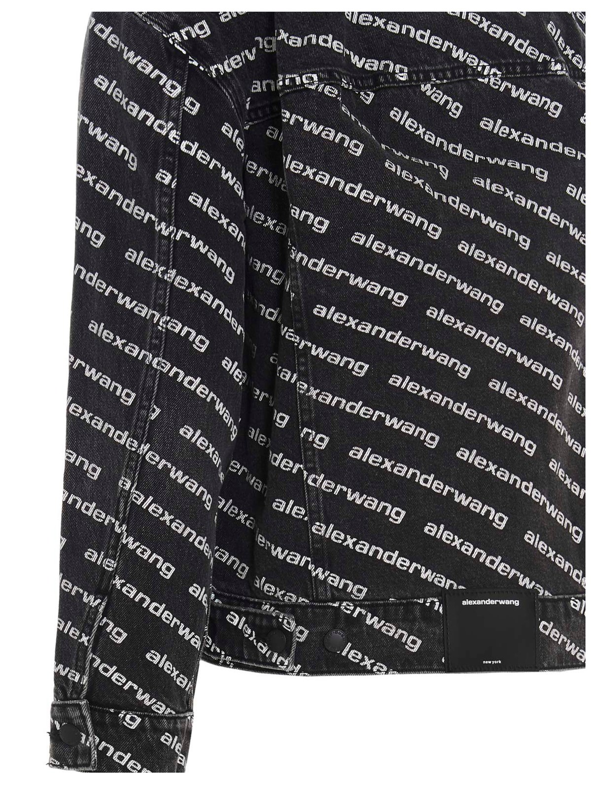 Alexander Wang All-Over Logo Printed Jacket