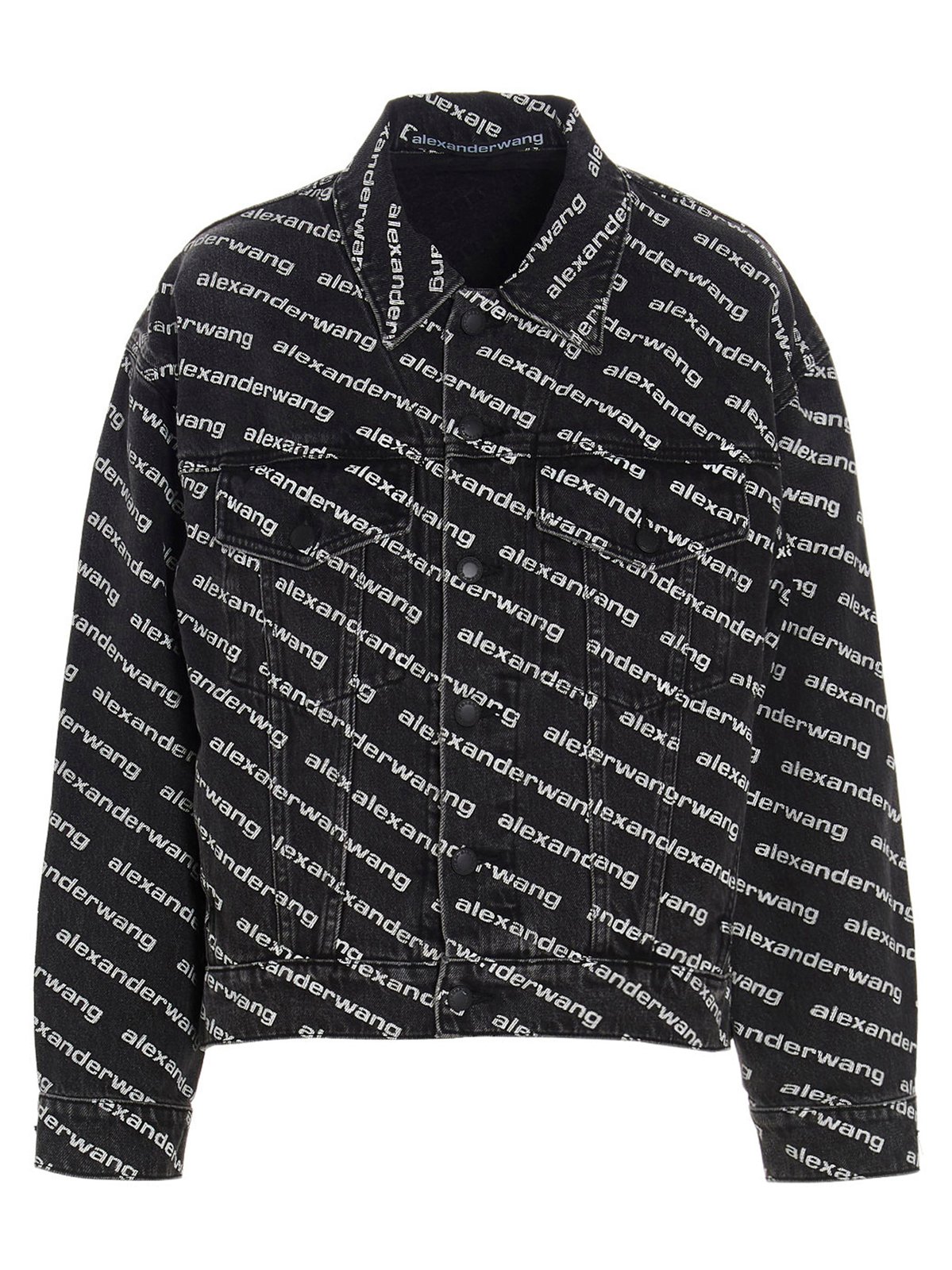 Alexander Wang All-Over Logo Printed Jacket
