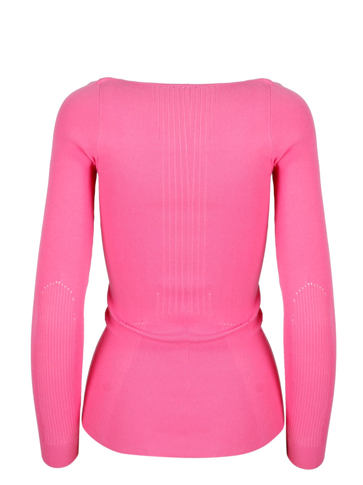 Balenciaga Sweetheart Neckline Knit Top
