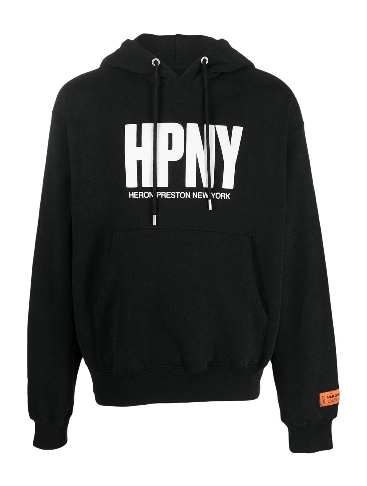 Heron Preston Logo Printed Drawstring Hoodie