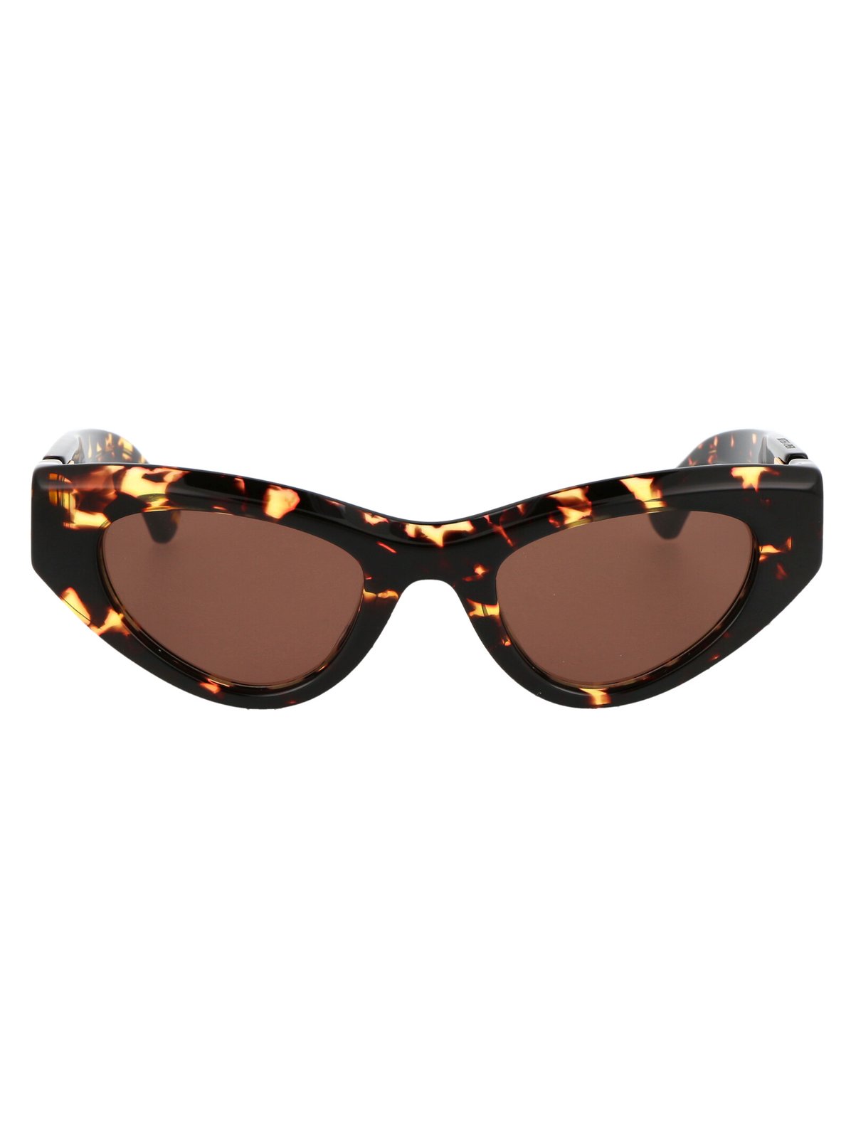 Bottega Veneta Eyewear Straight Arm Cat-Eye Frame Sunglasses