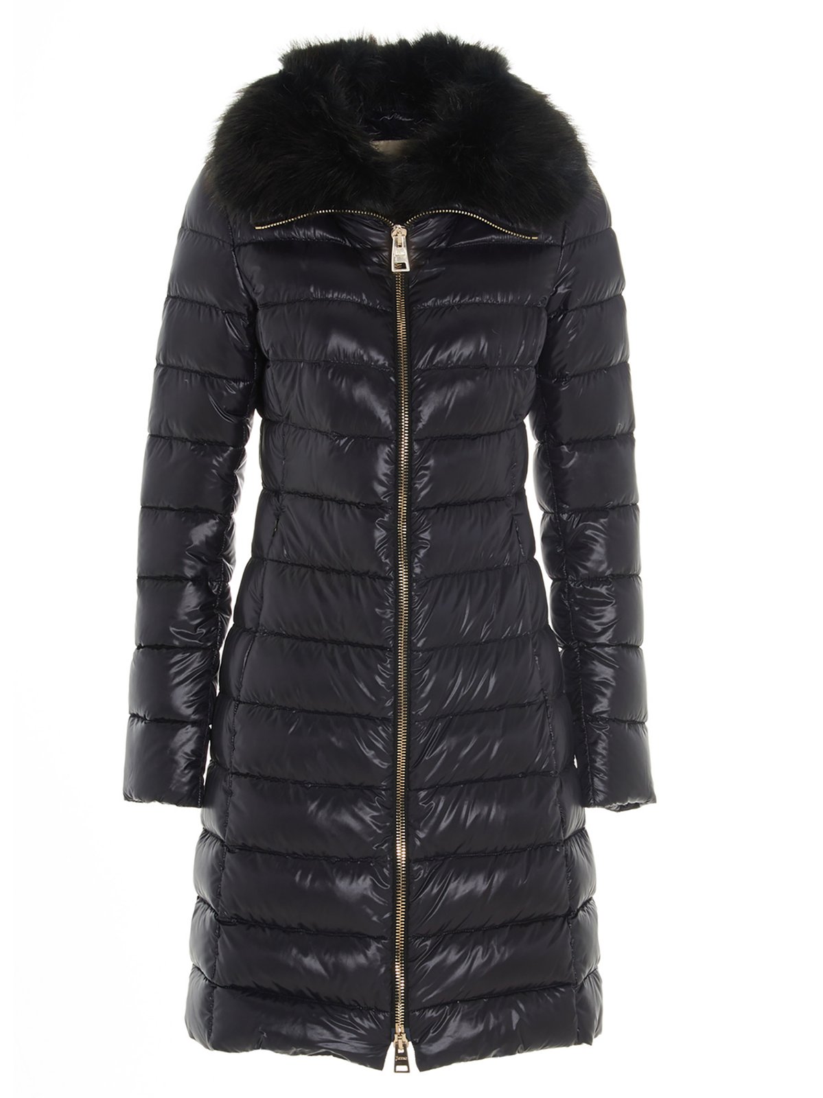 Herno Elisa Fur Trimmed Padded Coat