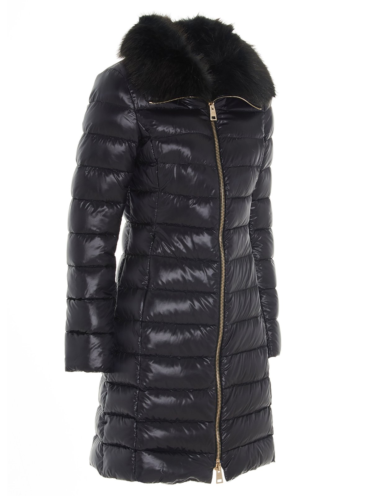 Herno Elisa Fur Trimmed Padded Coat