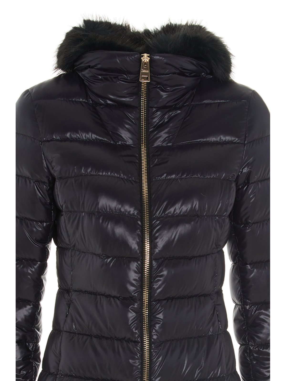 Herno Elisa Fur Trimmed Padded Coat