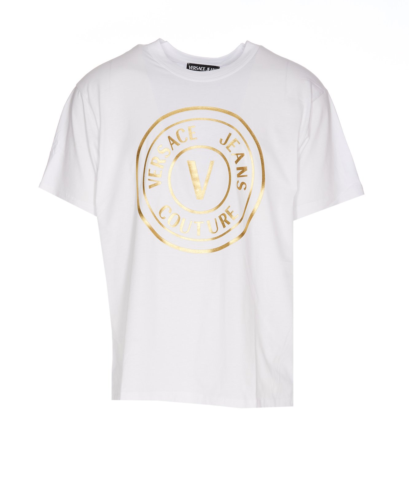 Versace Jeans Couture Logo Printed Crewneck T-Shirt