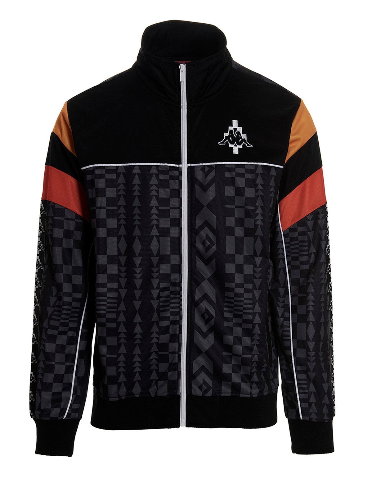 Marcelo Burlon County Of Milan X Kappa Logo Patch Zip-Up Jacket 2 Marcelo Burlon County Of Milan X Kappa Logo Patch Zip-Up Jacket