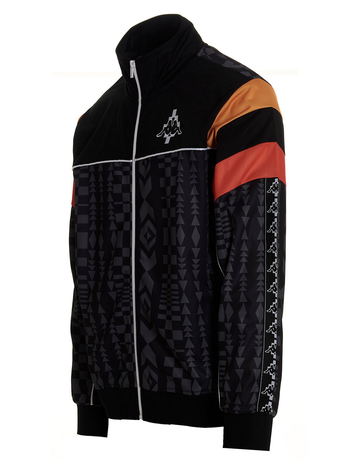 Marcelo Burlon County Of Milan X Kappa Logo Patch Zip-Up Jacket 4 Marcelo Burlon County Of Milan X Kappa Logo Patch Zip-Up Jacket