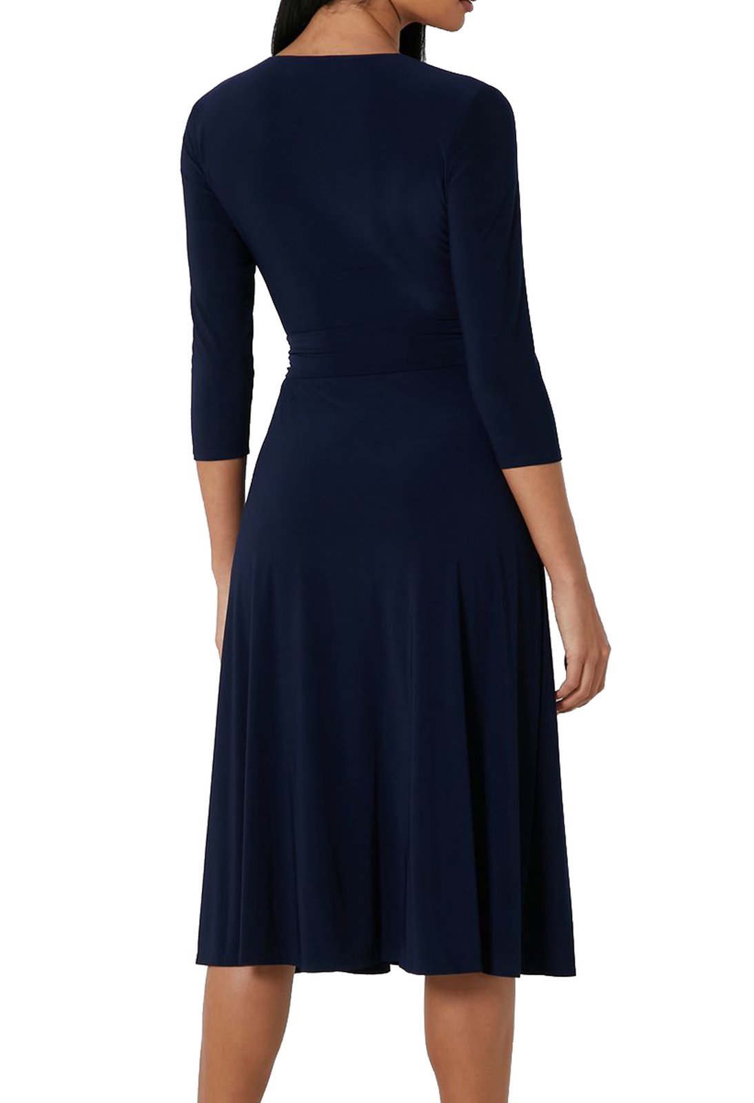 Lauren Ralph Lauren V-Neck Tied Waist Dress