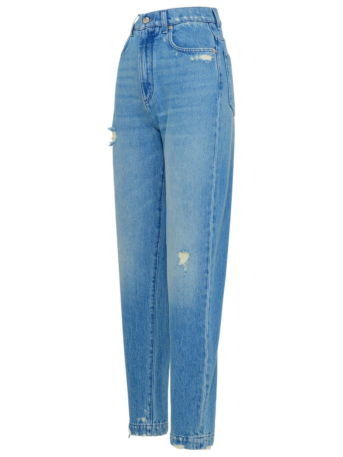 Dolce & Gabbana Distressed High Waist Jeans
