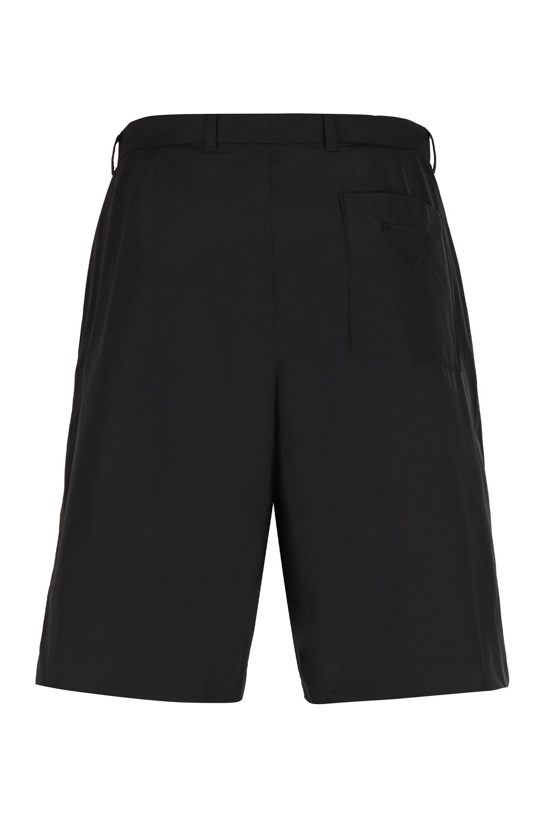 Prada Logo Patch Bermuda Shorts