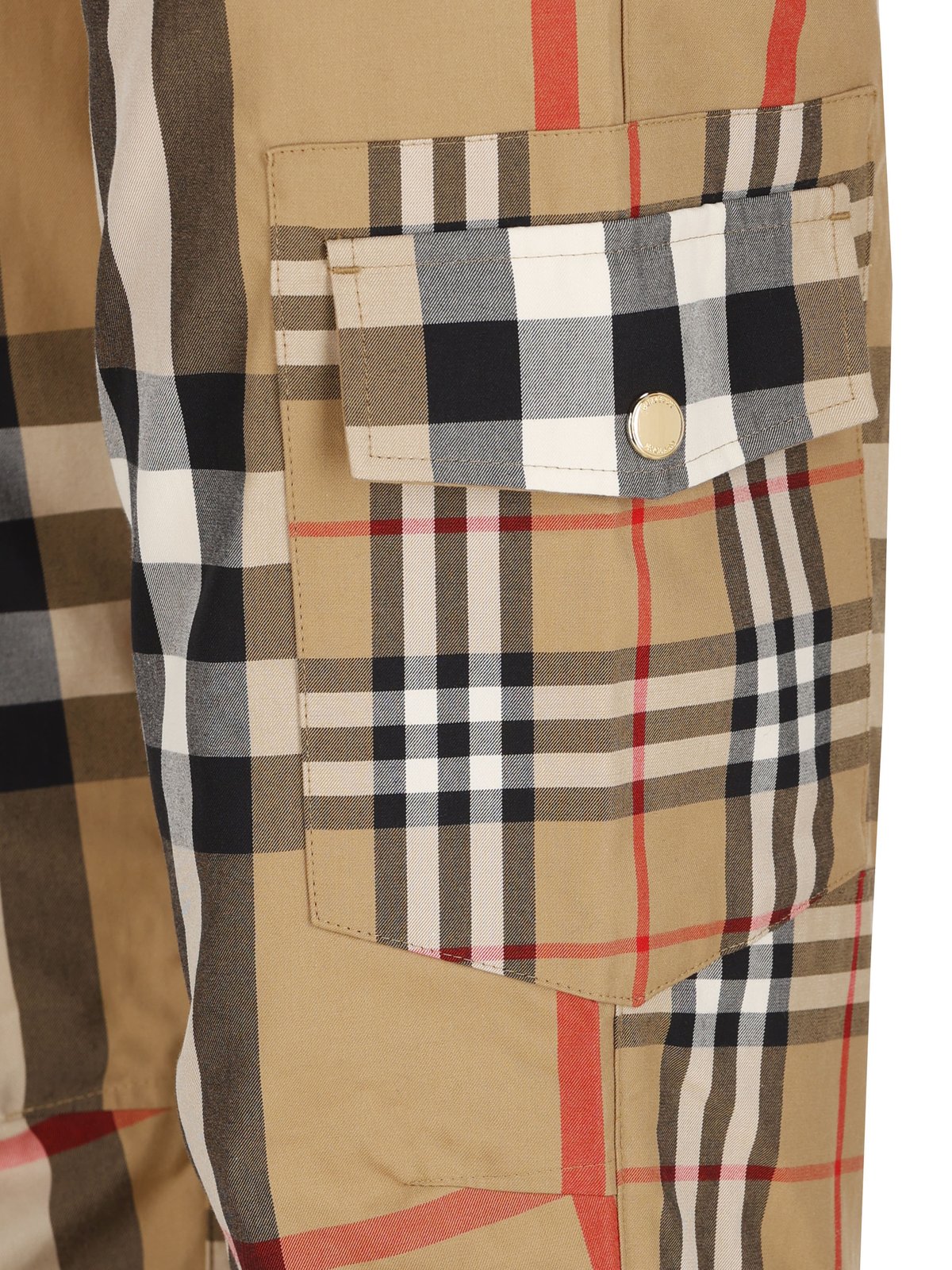 Burberry Kids Checked Straight Leg Pants