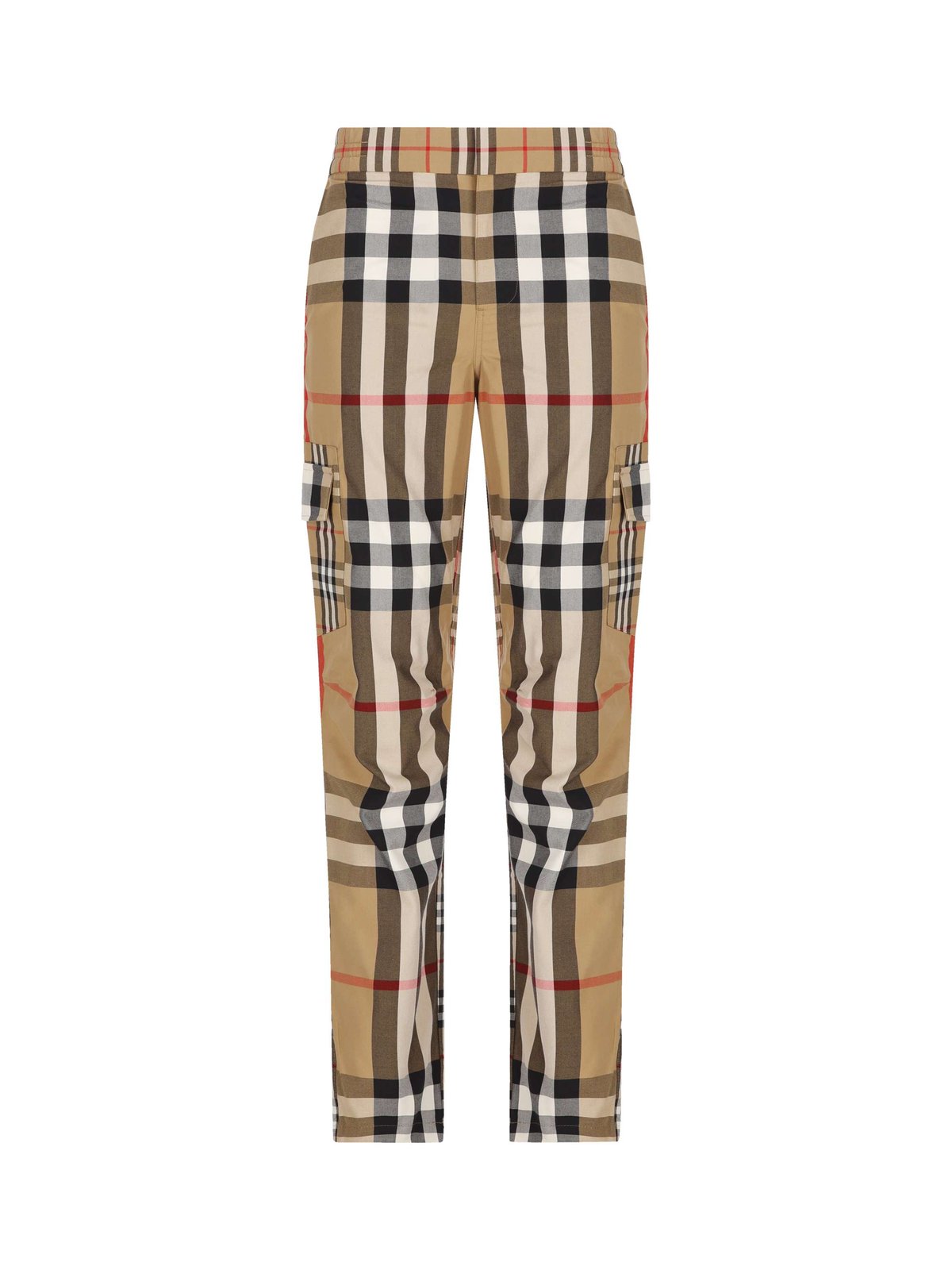 Burberry Kids Checked Straight Leg Pants