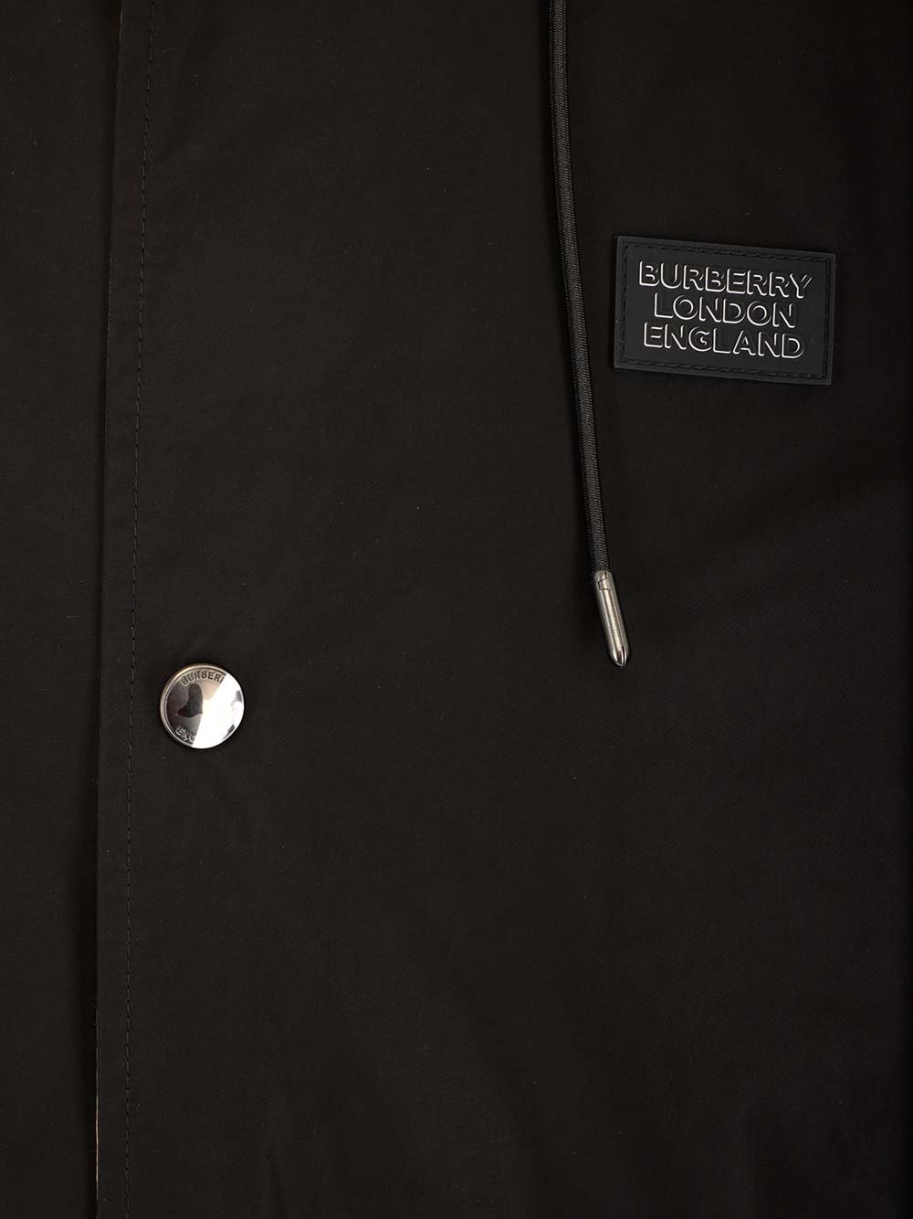 Burberry Reversible Checked Drawstring Hooded Jacket