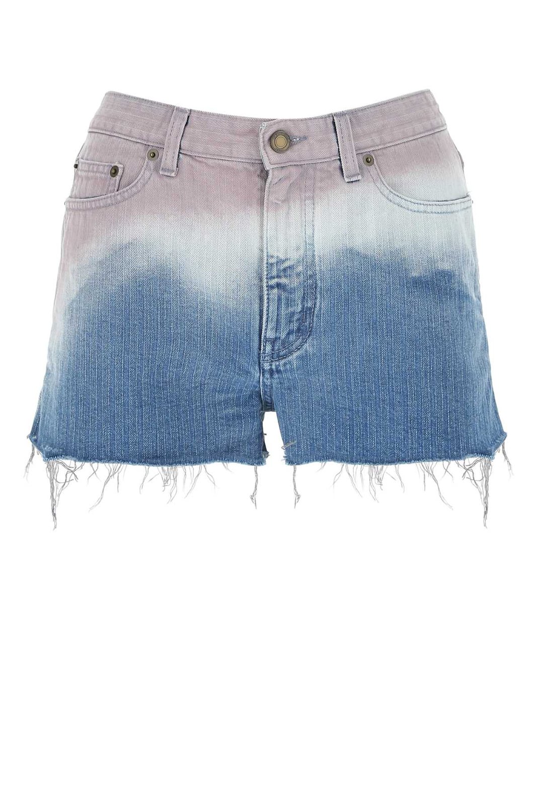 Saint Laurent Tie-Dye Denim Shorts 2 Saint Laurent Tie-Dye Denim Shorts