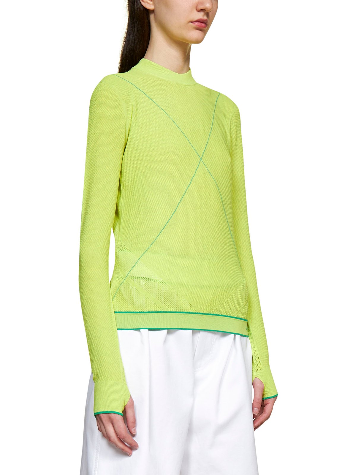Bottega Veneta Logo Intarsia Crewneck Jumper