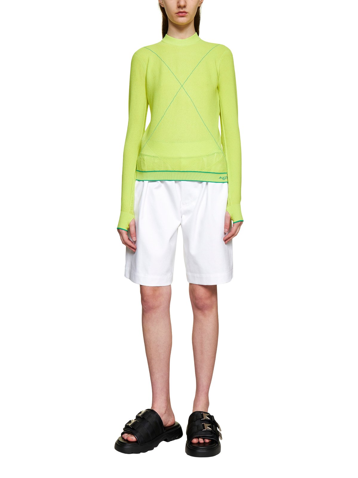 Bottega Veneta Logo Intarsia Crewneck Jumper