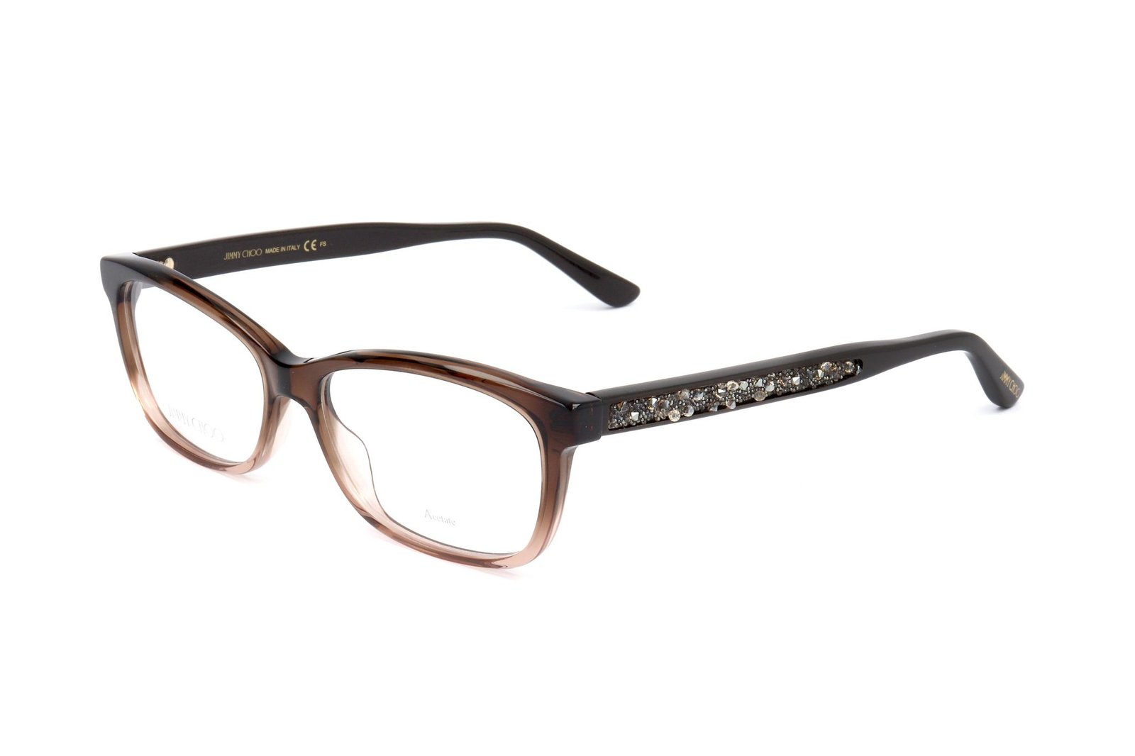Jimmy Choo Eyewear Rectangular Frame Glasses