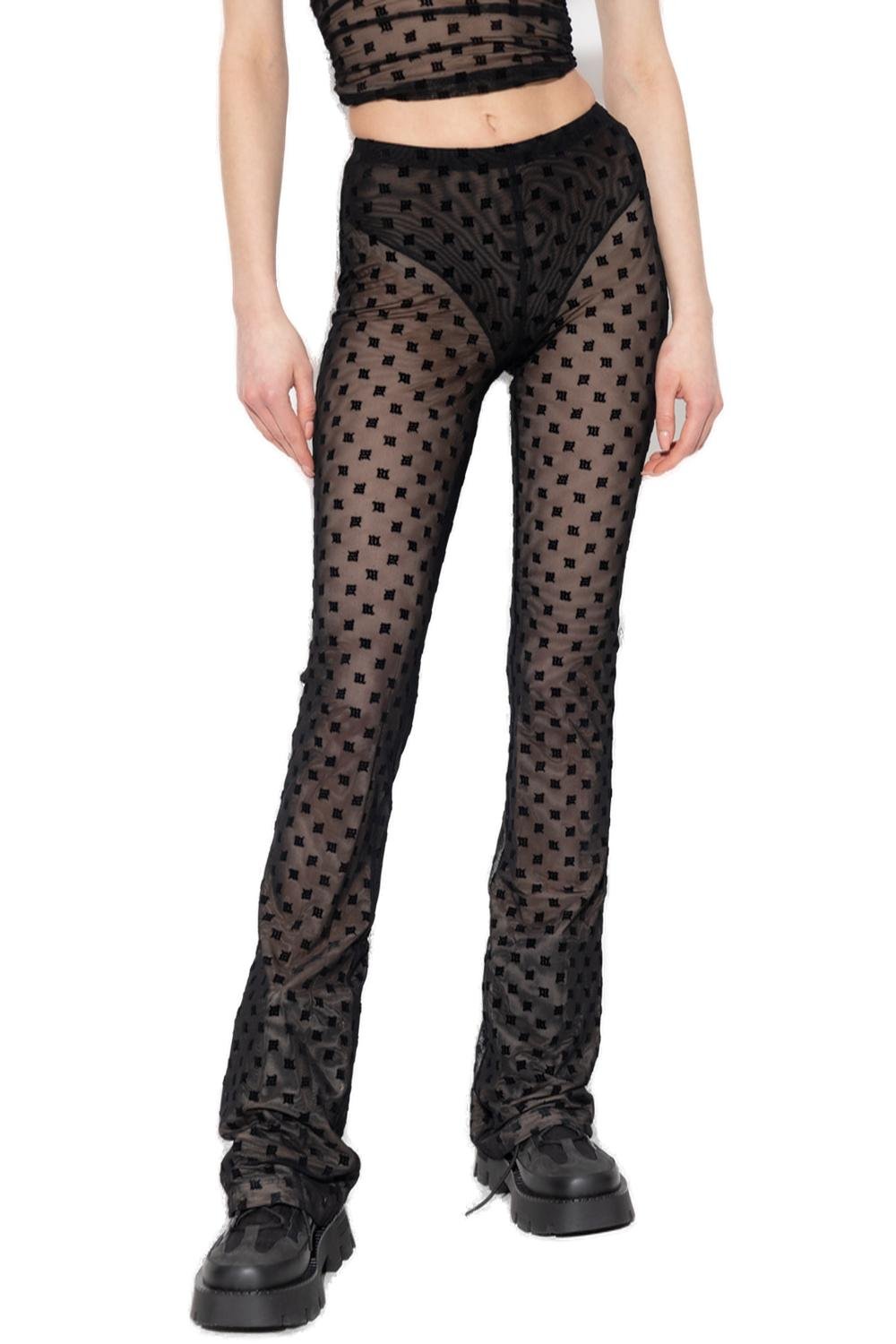 Misbhv Mesh Monogram Leggings