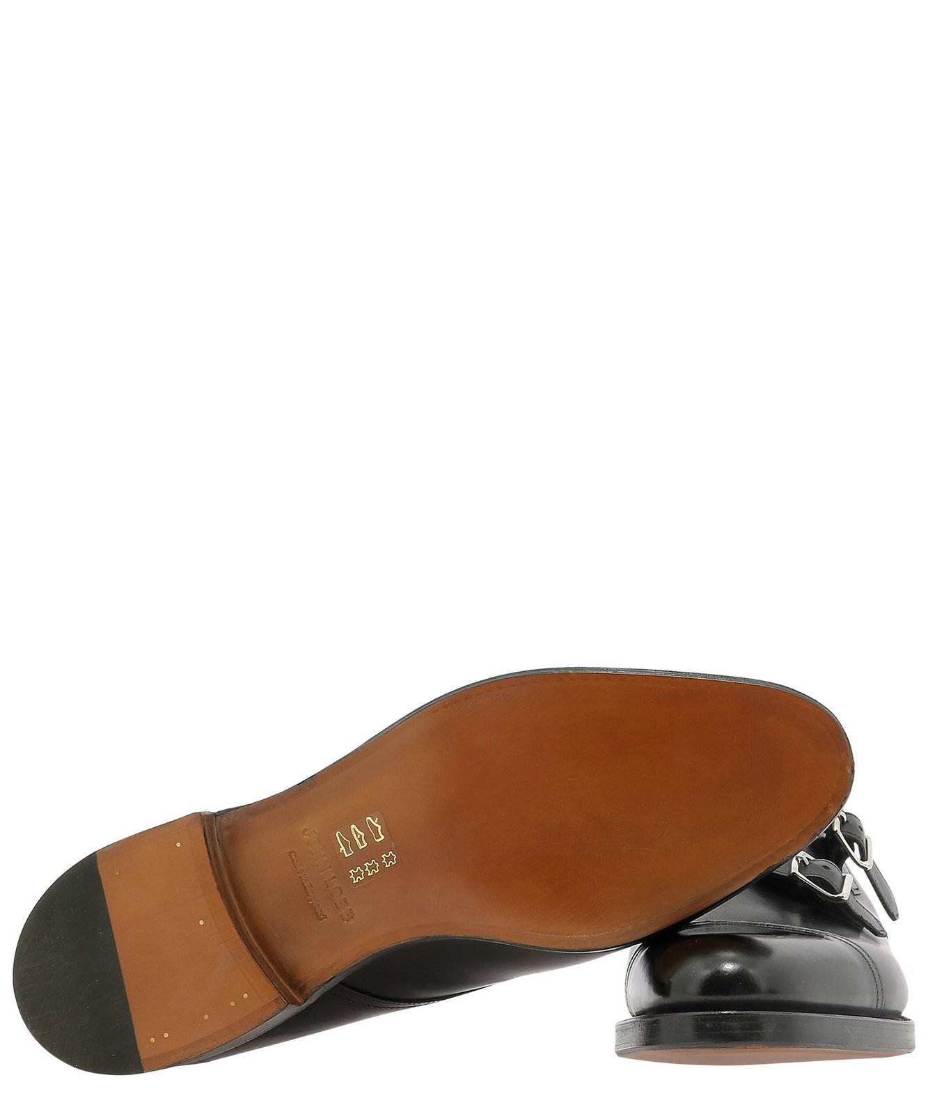 John Lobb William Monk Strap Derby Shoes