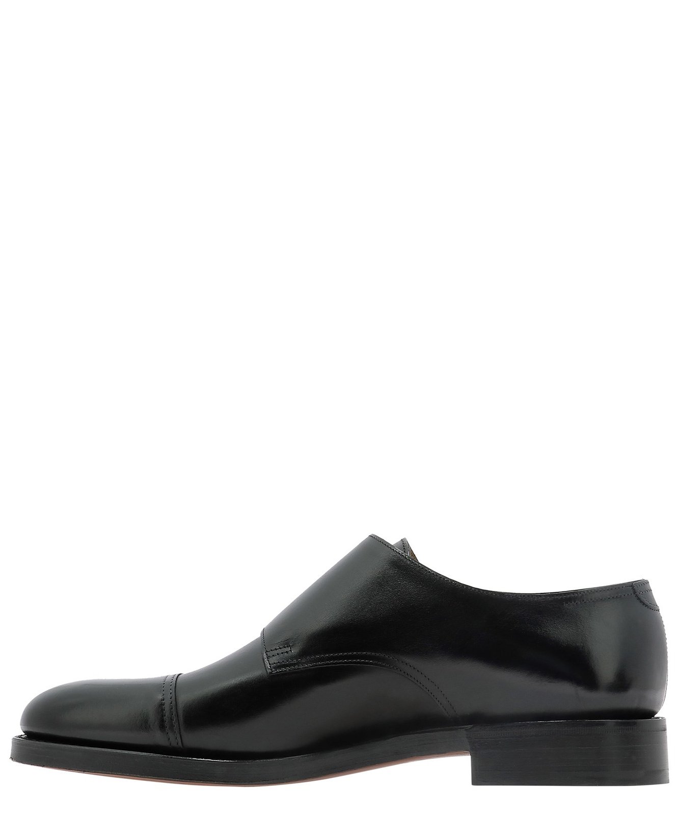 John Lobb William Monk Strap Derby Shoes