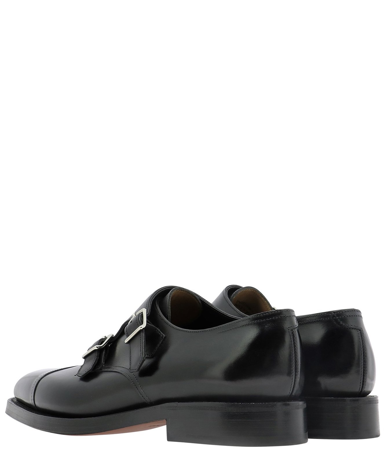 John Lobb William Monk Strap Derby Shoes