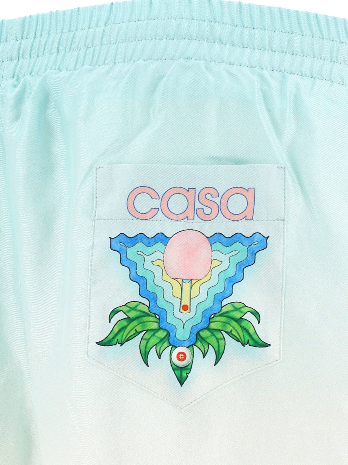 Casablanca Memphis Logo Printed Drawstring Shorts