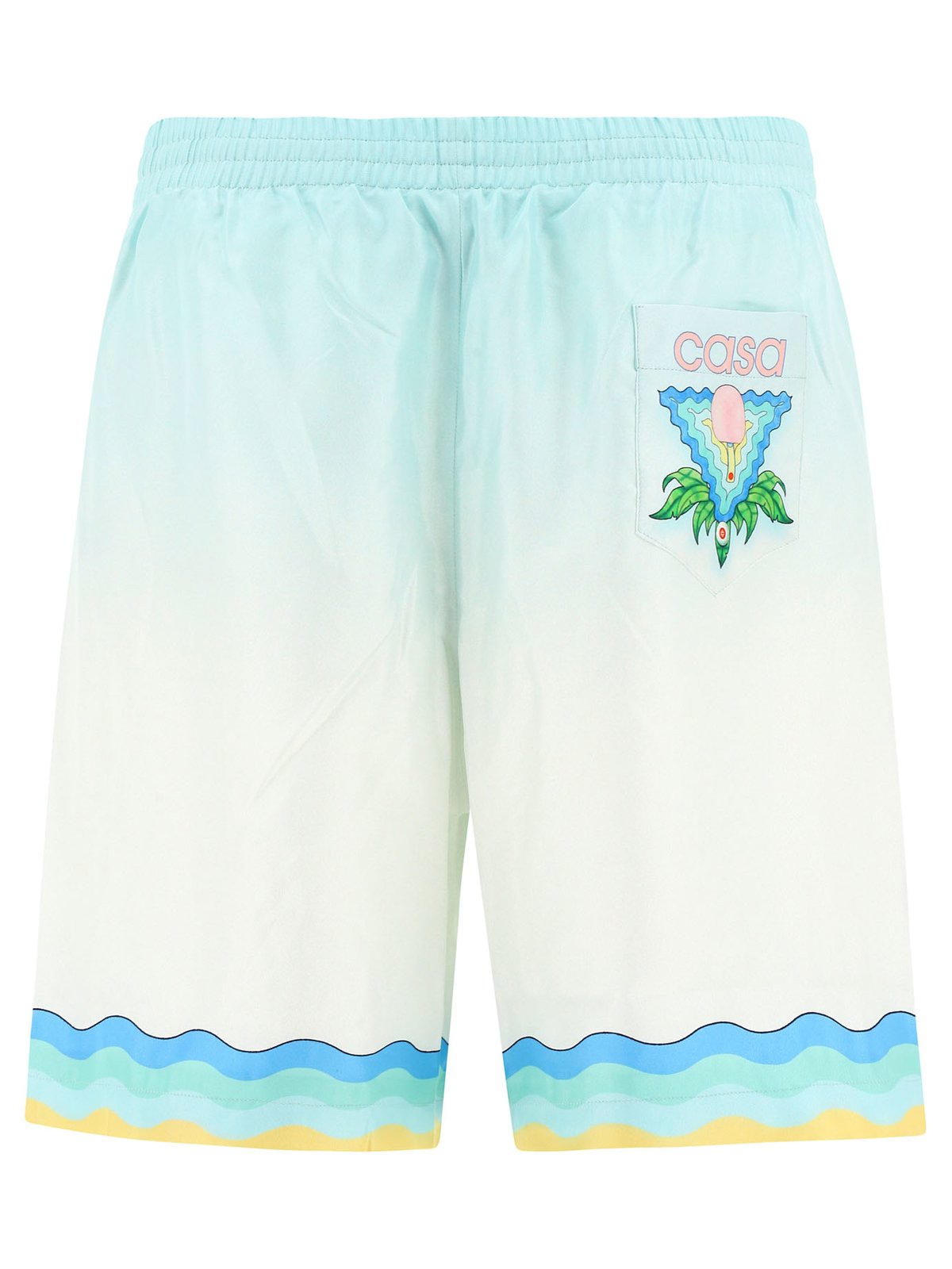 Casablanca Memphis Logo Printed Drawstring Shorts