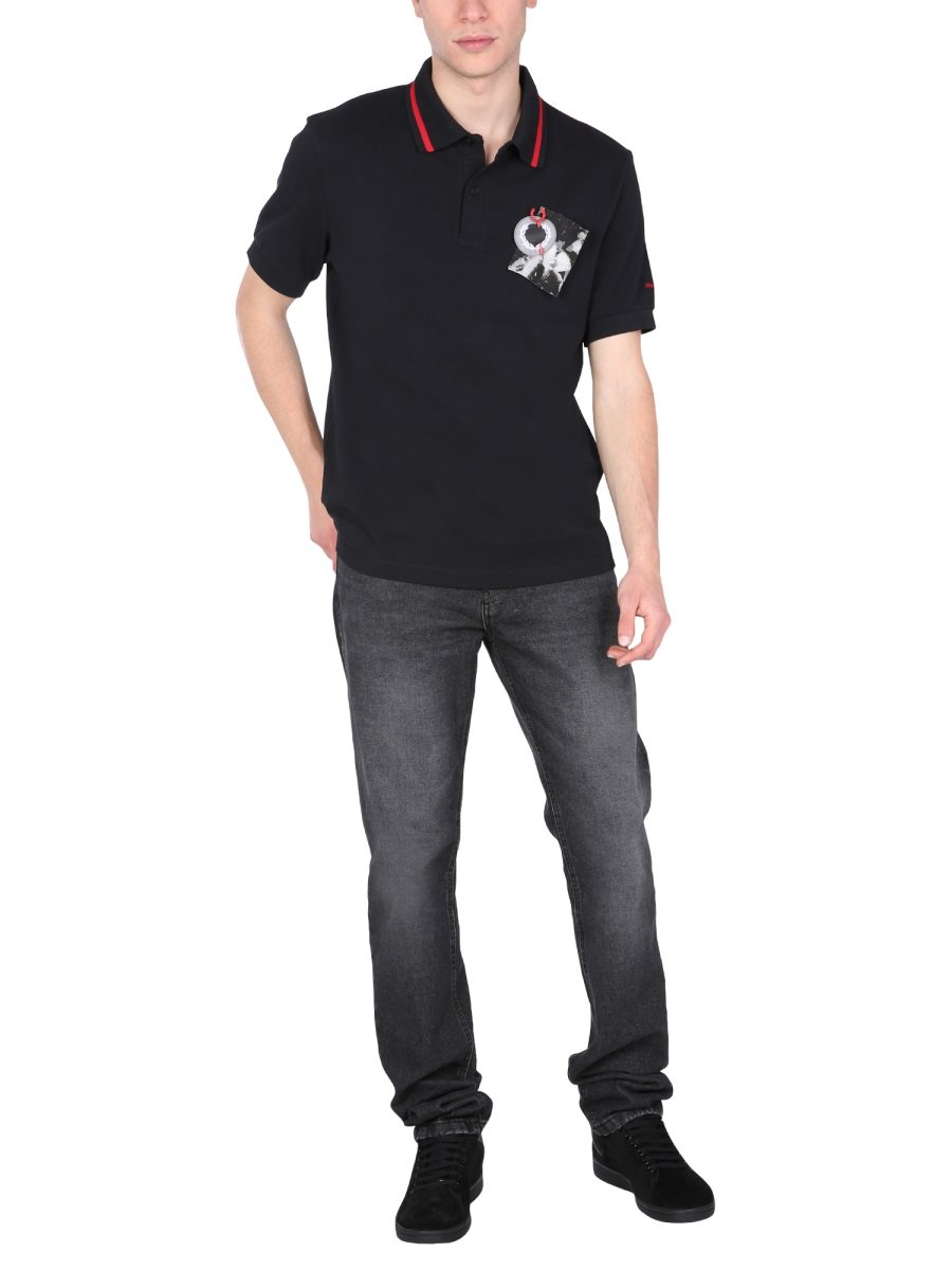 Raf Simons X Fred Perry Patchwork Short-Sleeved Polo Shirt 4 Raf Simons X Fred Perry Patchwork Short-Sleeved Polo Shirt
