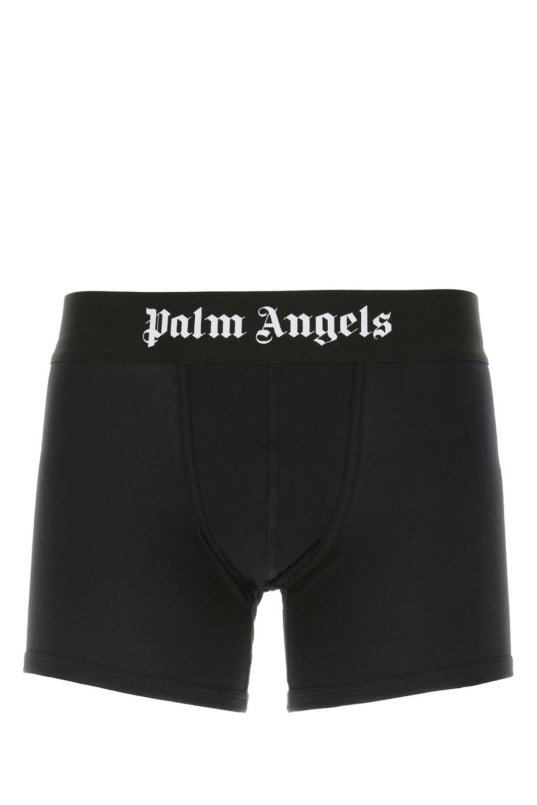 Palm Angels Elastic Logo Waist Pack Of Two Boxers 2 Palm Angels Elastic Logo Waist Pack Of Two Boxers
