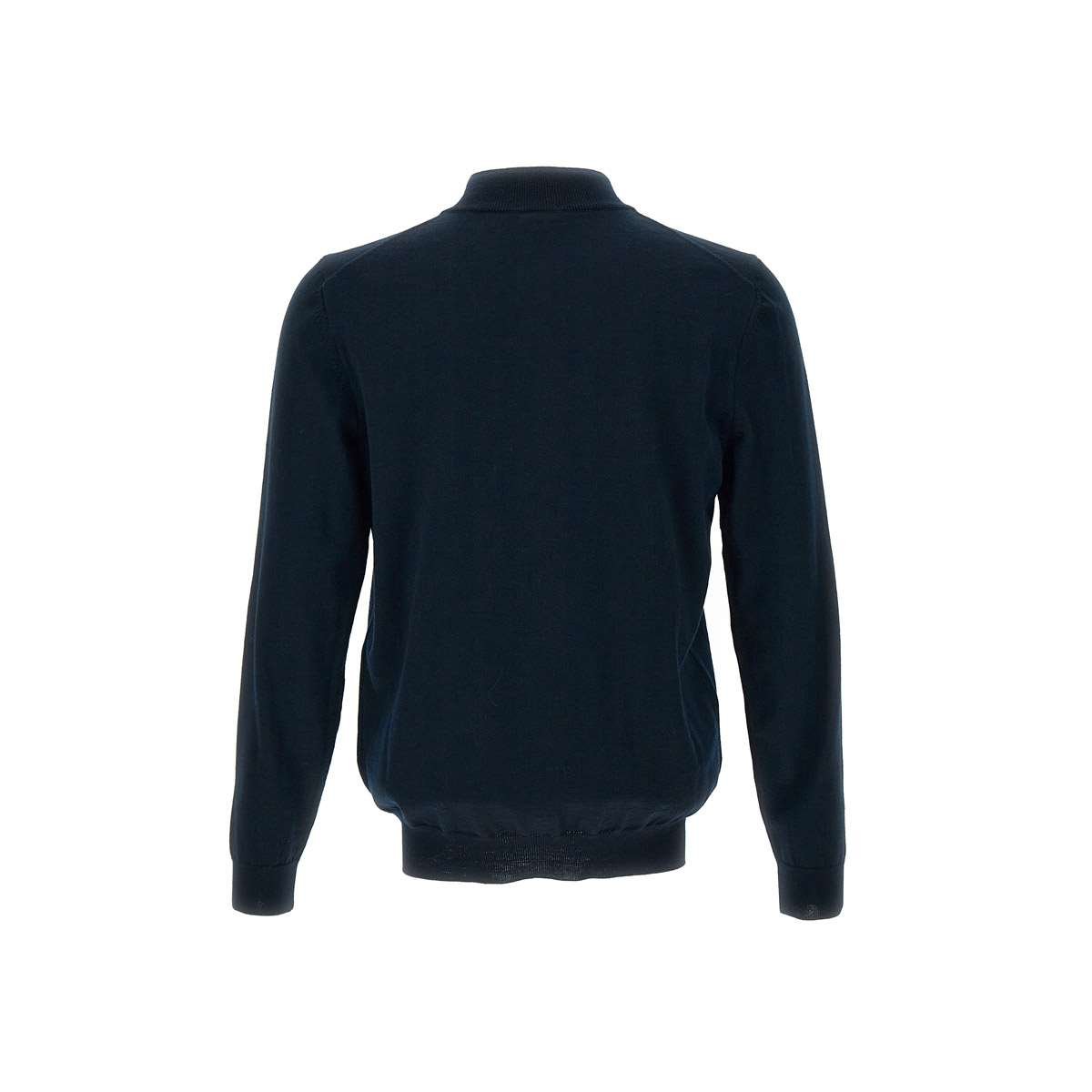 Boss Hugo Boss Logo Embroidered Zipped Knit Cardigan