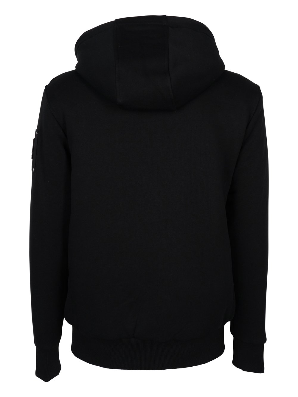 Moose Knuckles Logo-Plaque Drawstring Zipped Hoodie