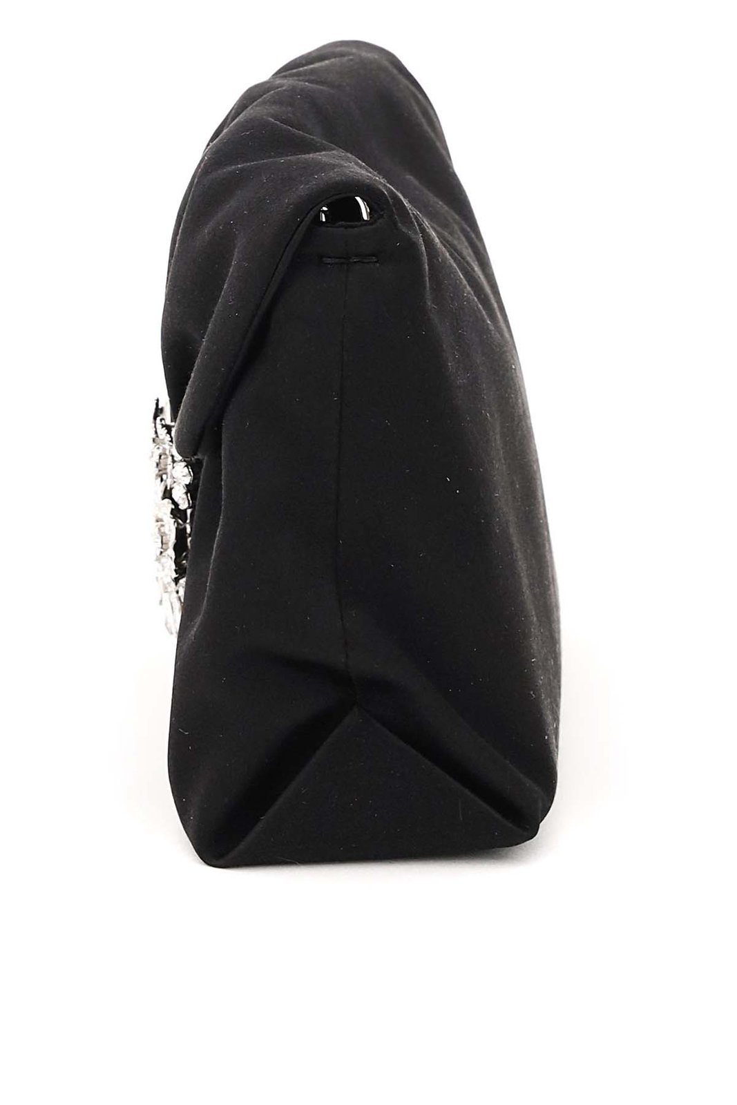 Roger Vivier Embellished Draped Clutch Bag
