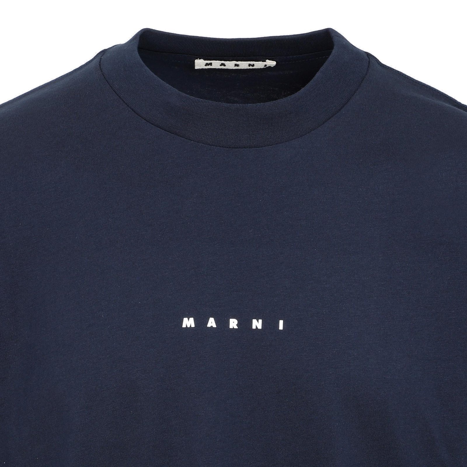 Marni Logo Printed Crewneck T-Shirt