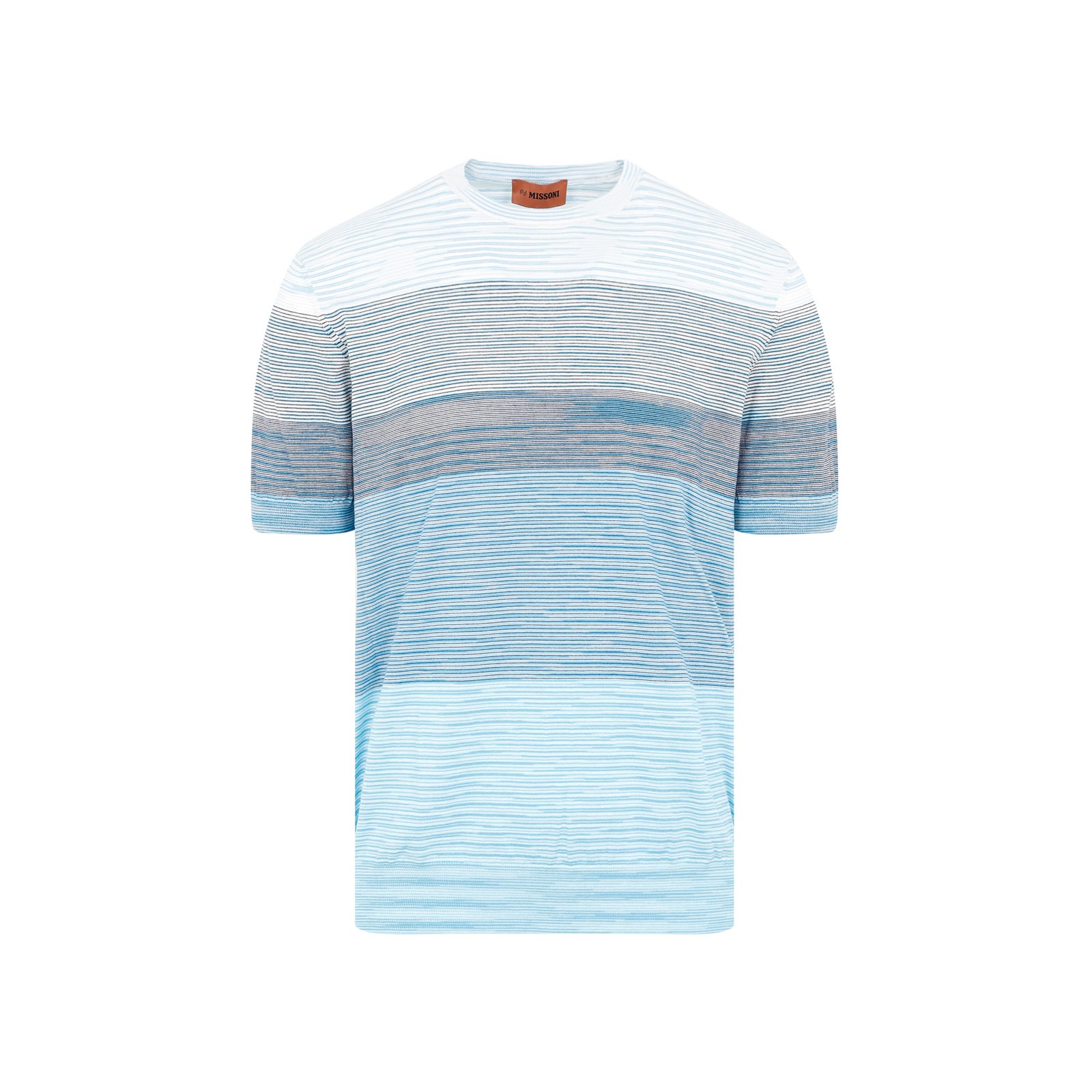 Missoni Striped Short-Sleeved Knitted T-Shirt