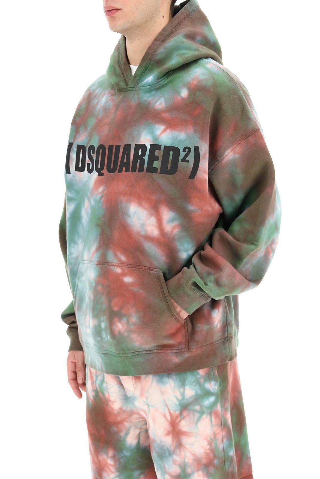 Dsquared2 Tie-Dye Printed Hoodie
