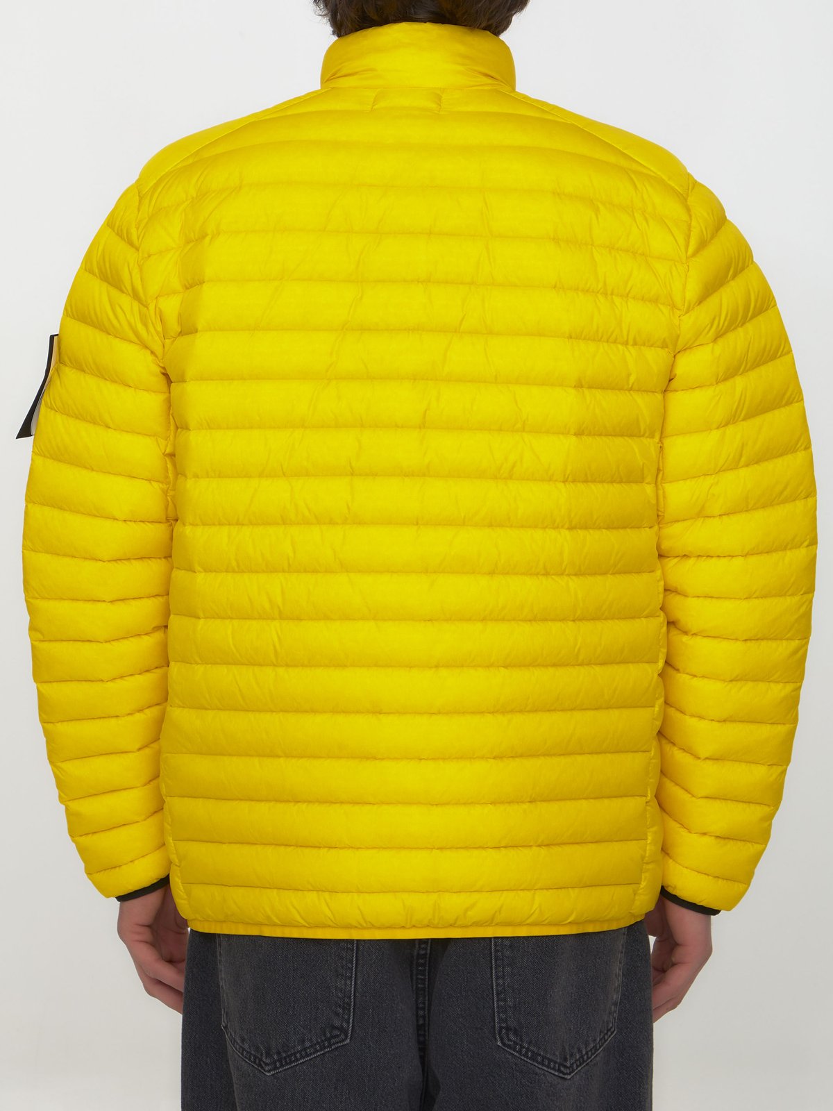 Stone Island Logo Patch Zip-Up Padded Jacket 3 Stone Island Logo Patch Zip-Up Padded Jacket