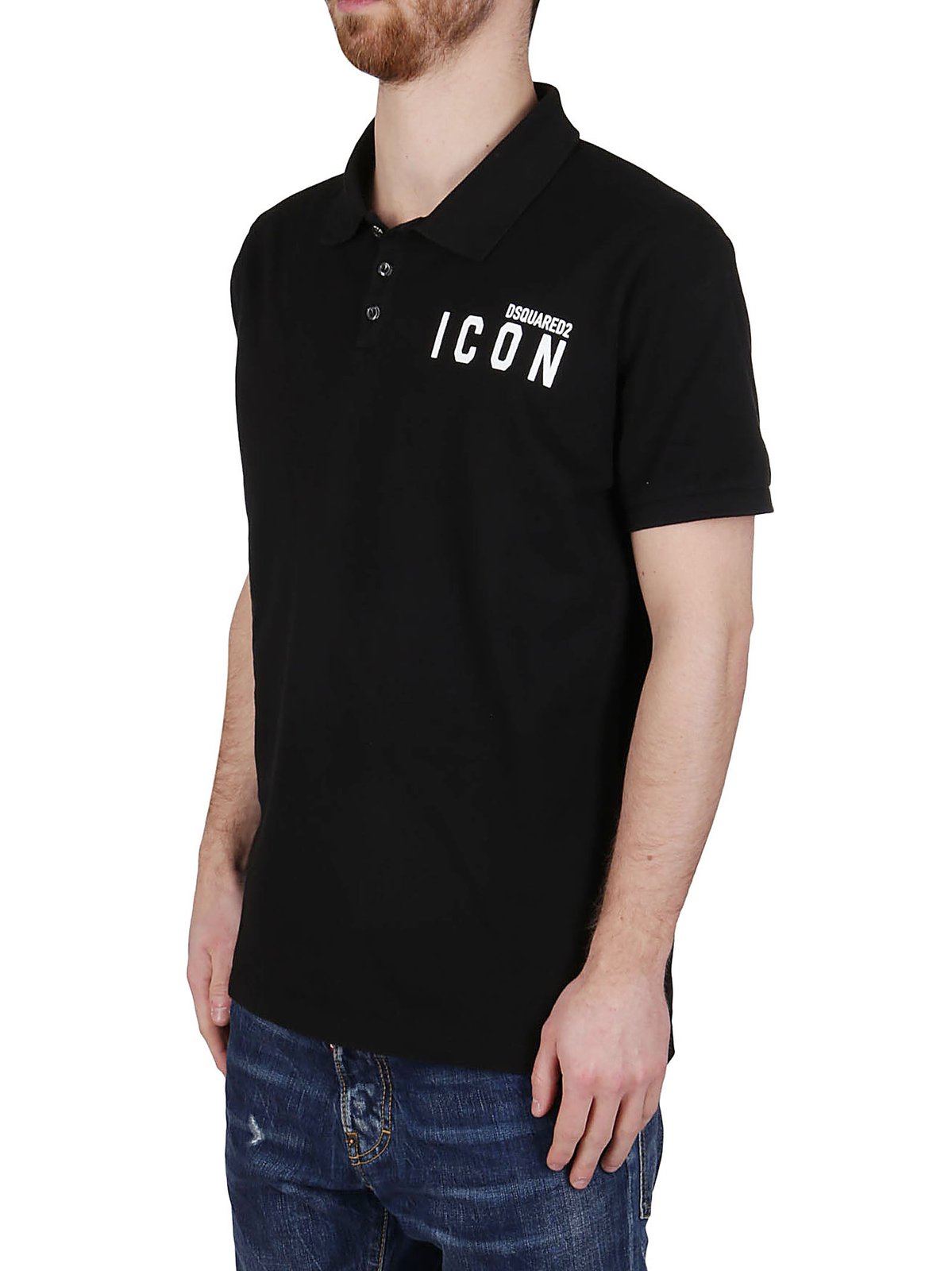 Dsquared2 Icon bedrucktes Poloshirt