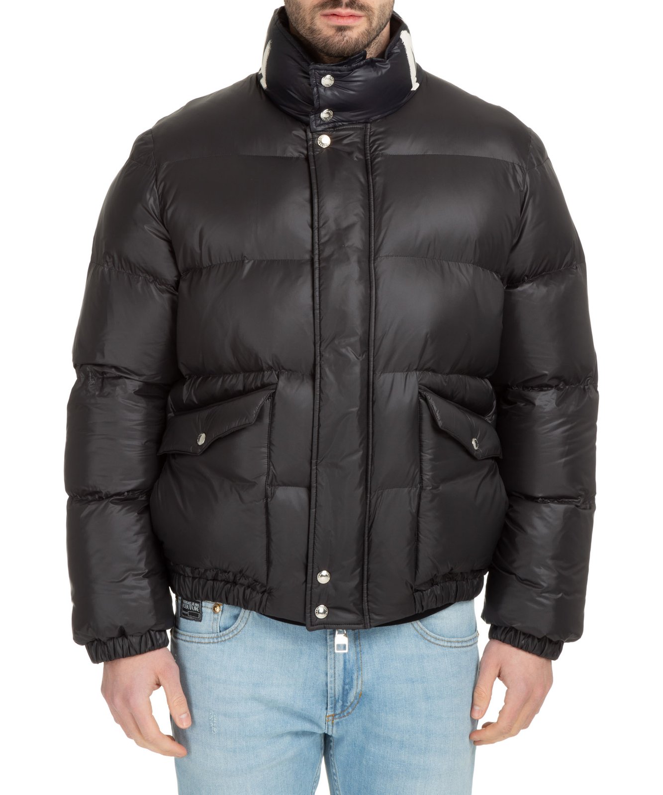 Alexander McQueen Logo-Graffiti-Pufferjacke