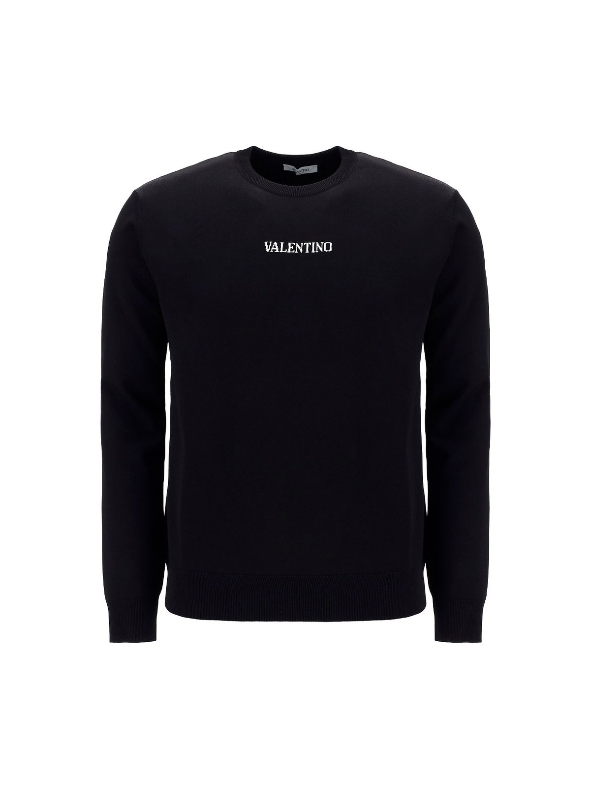 Valentino Jacquard-Logo-Langarmpullover