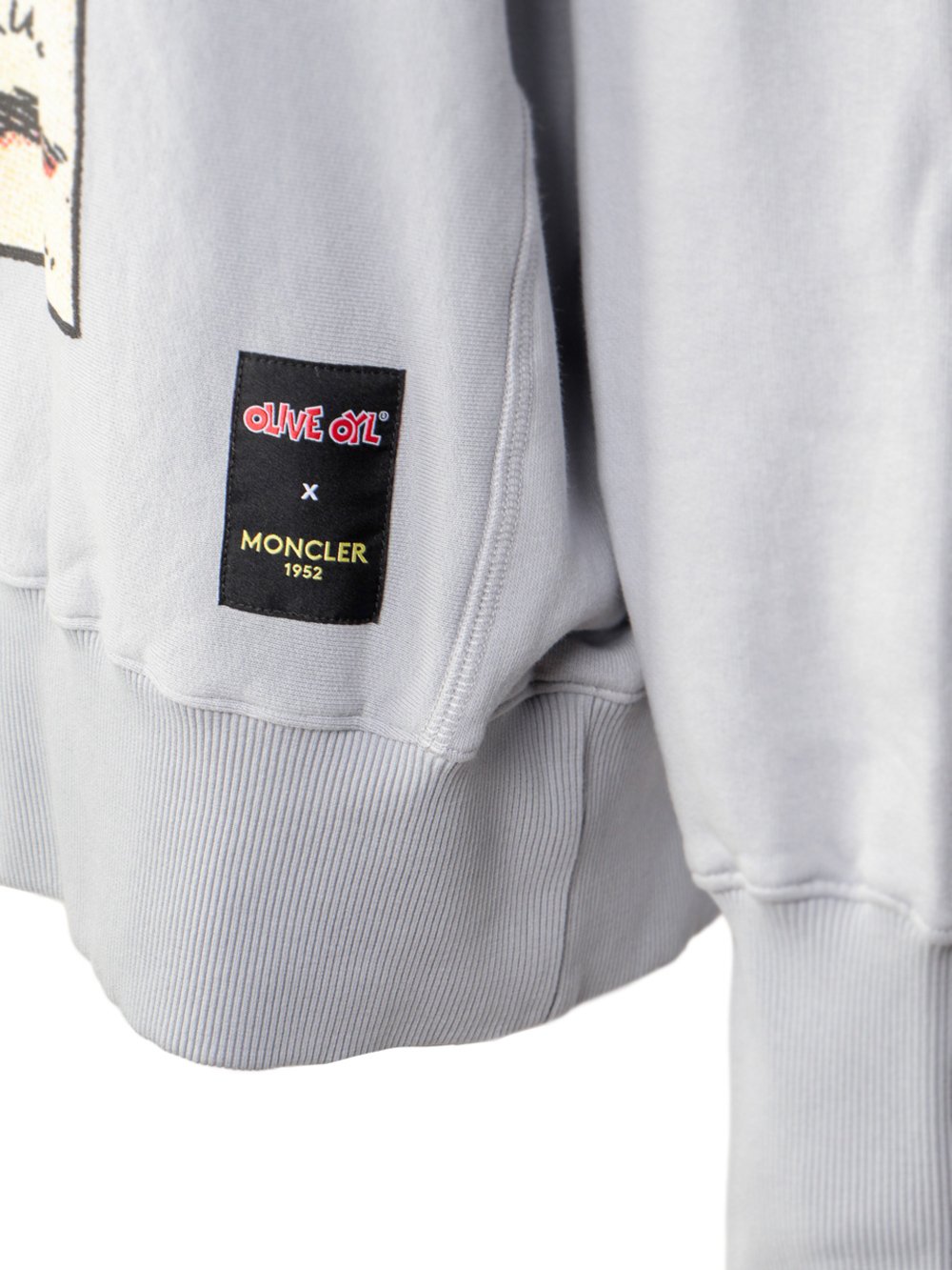 Moncler X Olivia Oyl bedruckter Hoodie mit Kordelzug