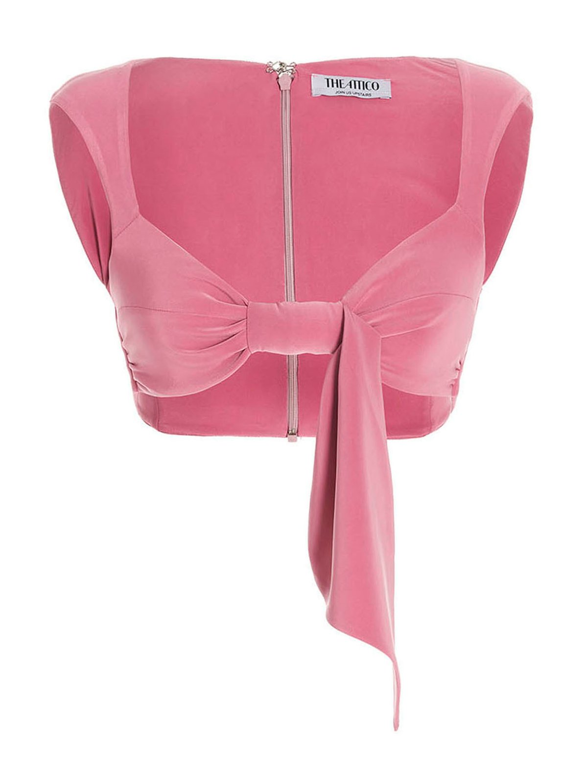 The Attico Stacy Cropped Top