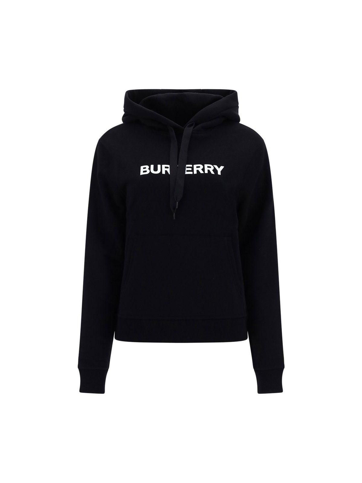 Burberry Logo Printed Drawstring Hoodie