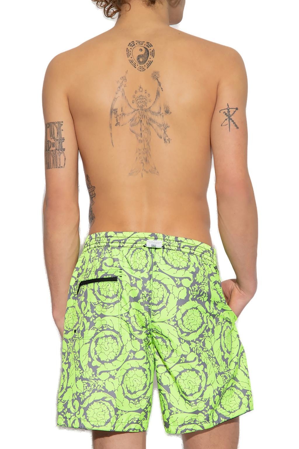 Versace Drawstring Reversible Swimming Shorts